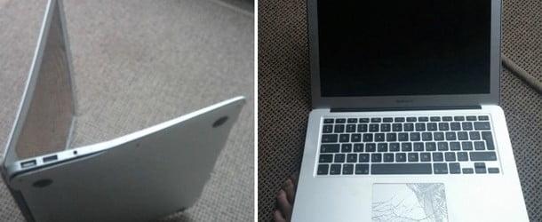 Uçaktan Düşen MacBook Air Hala Çalışıyor