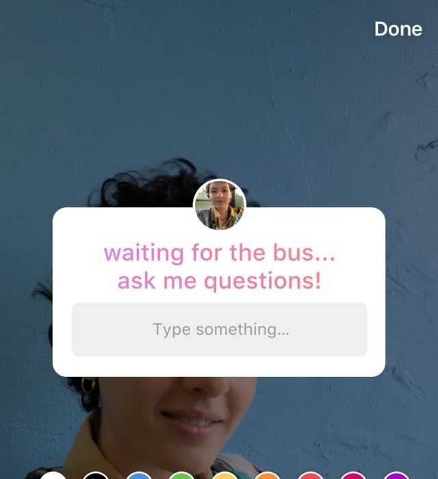 Instagram'a "Bana soru sor"özelliği geldi