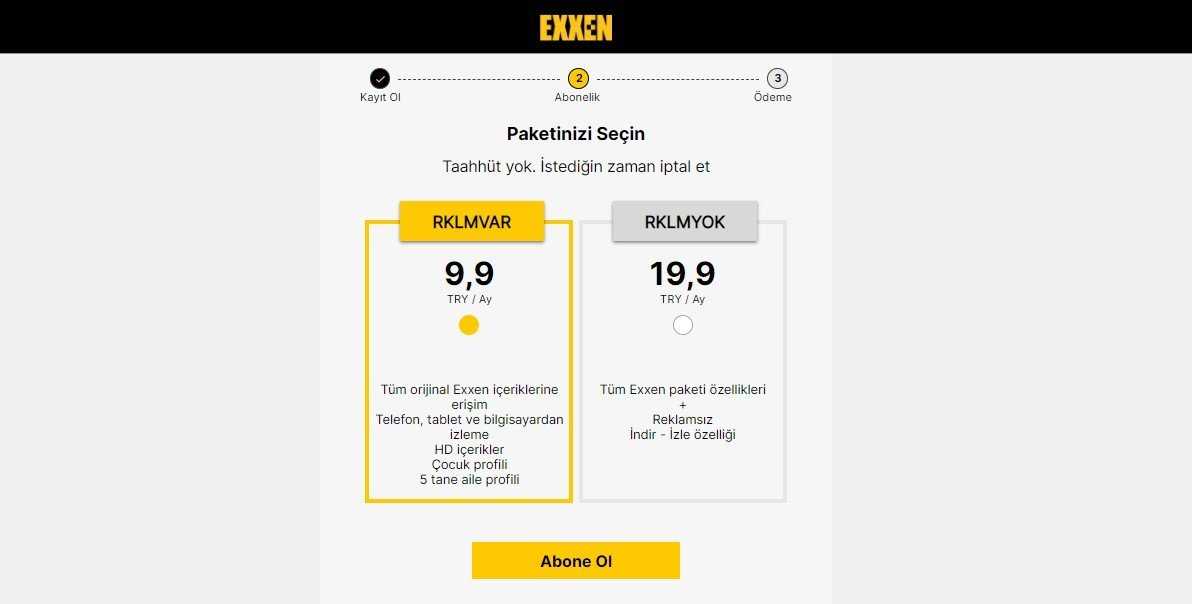 Exxen.com'da Ücretsiz Üyelik Nasıl Açılır, Abonelik Fiyatları Nedir ?