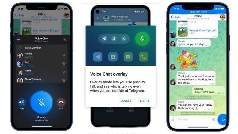 Telegram Gruplarında Sesli Sohbet Dönemi