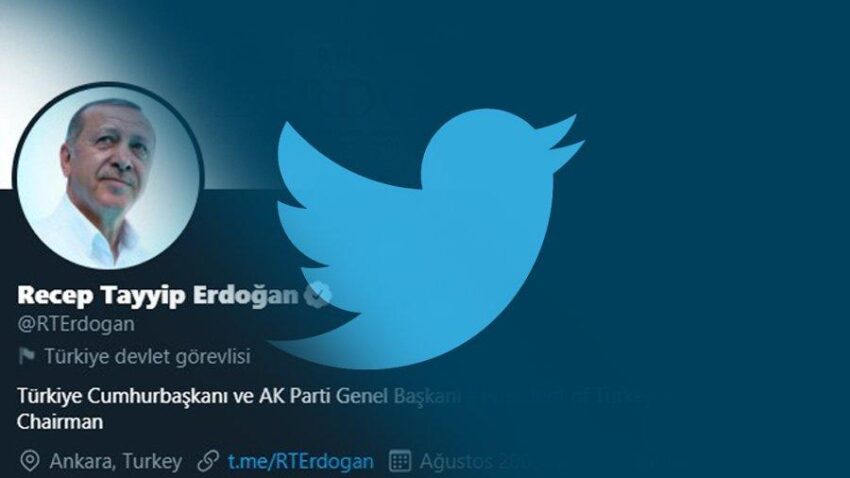 Twitter, Cumhurbaşkanı Erdoğan ve Devlet Yöneticilerinin Hesaplarını Etiketledi