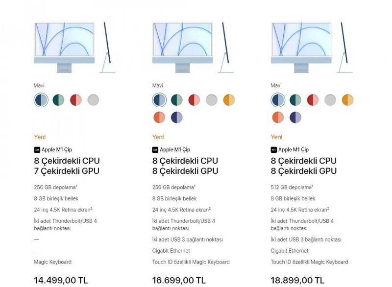 Apple, Yeni M1 İşlemcili iMac'i Tanıttı İşte Detaylar!