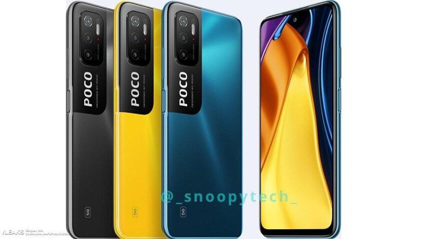 Poco M3 Pro 5G’nin Render Görüntüsü Sızdı