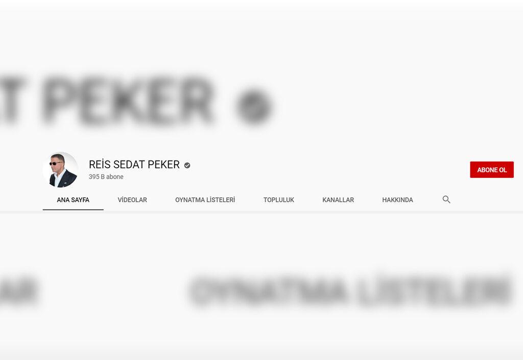 YouTube Sedat Peker'e Onay İşareti Verdi