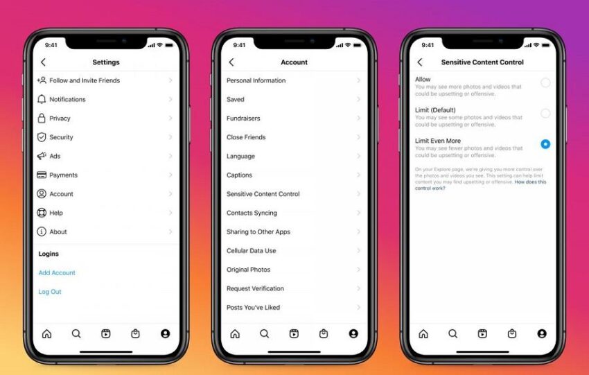 Instagram’a İçerik Hassasiyet Kontrolü Özelliği Geldi