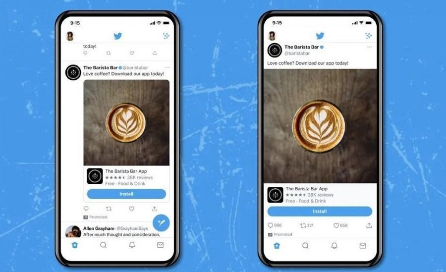 Twitter, iPhone'larda Yeni Tasarımını Test Ediyor