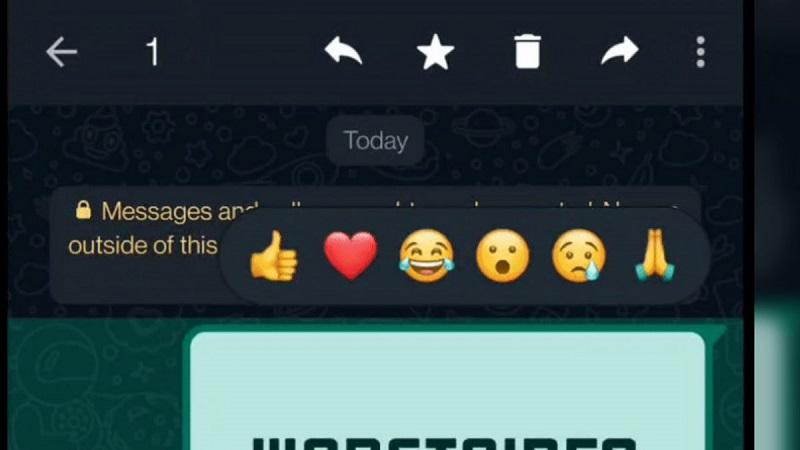 WhatsApp Emoji İle Tepki Verme Özelliği Yayınlandı