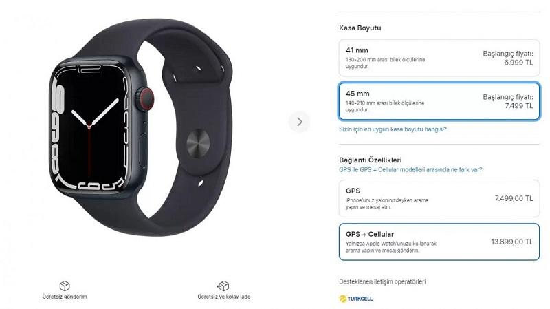 e-SIM Destekli Apple Watch Modelleri Türkiye'de Cep Yakıyor!
