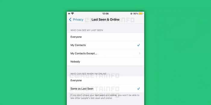 WhatsApp Çevrimiçi Durum Gizleme Özelliği İçin Çalışıyor