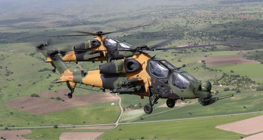 TSK 58. T-129 Atak Helikopterini Teslim Aldı