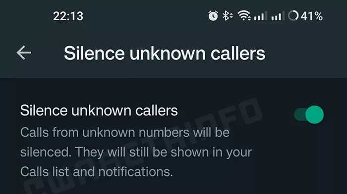 WhatsApp Bilinmeyen Numaralardan Gelen Çağırıyı Sessize Alacak
