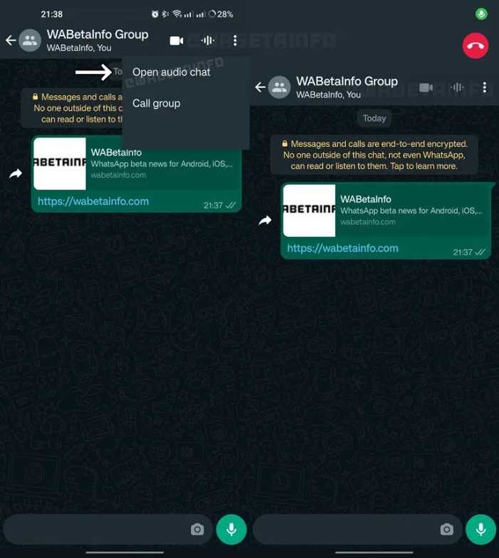 WhatsApp Sesli Sohbet Özelliği Üzerine Çalışıyor